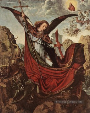 Retable de St Michael Gerard David Peinture à l'huile